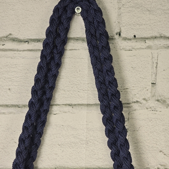 Blue and Red Striped Shoulder Bag - Picture 5 of 7